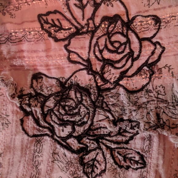 Junior's 3/4 sleeve western style blouse - Picture 7 of 8